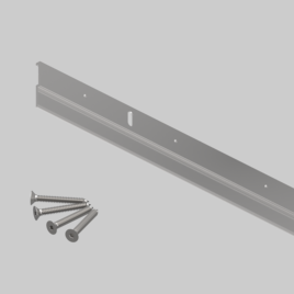 WALL MOUNTING ALUMINIUM PROFILE SET