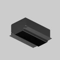 MOUNTING HOUSING 300 trim linear, MOUNTING HOUSING 600 trim linear
