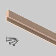 WALL MOUNTING WOOD PROFILE SET