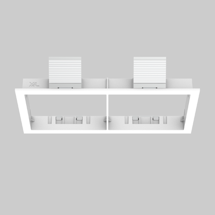 MOUNTING SET with trim 2 lamps
