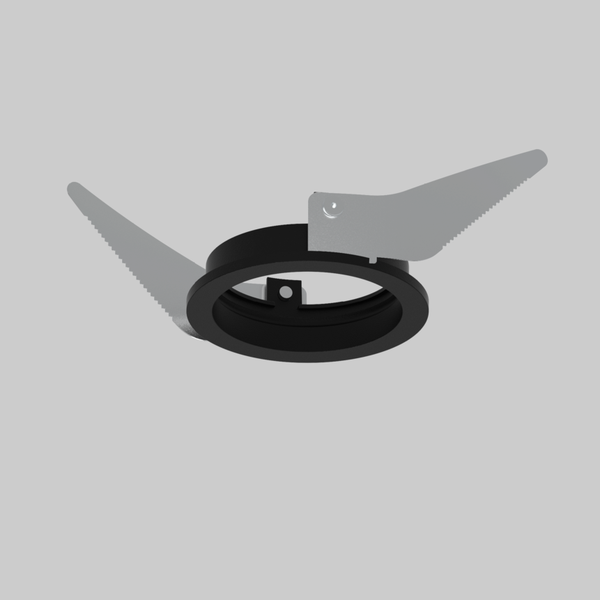 MOUNTING SET with trim 1 lamp