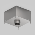 EXPOSED CONCRETE MOUNTING HOUSING