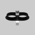MOUNTING SET with trim 2 lamps