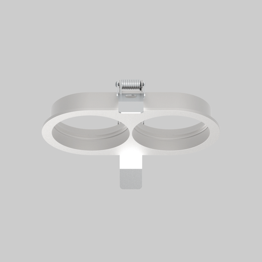 MOUNTING SET with trim 2 lamps