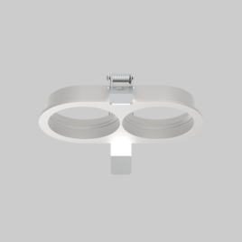 MOUNTING SET with trim 2 lamps