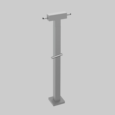 MOUNTING POLE L, MOUNTING POLE T