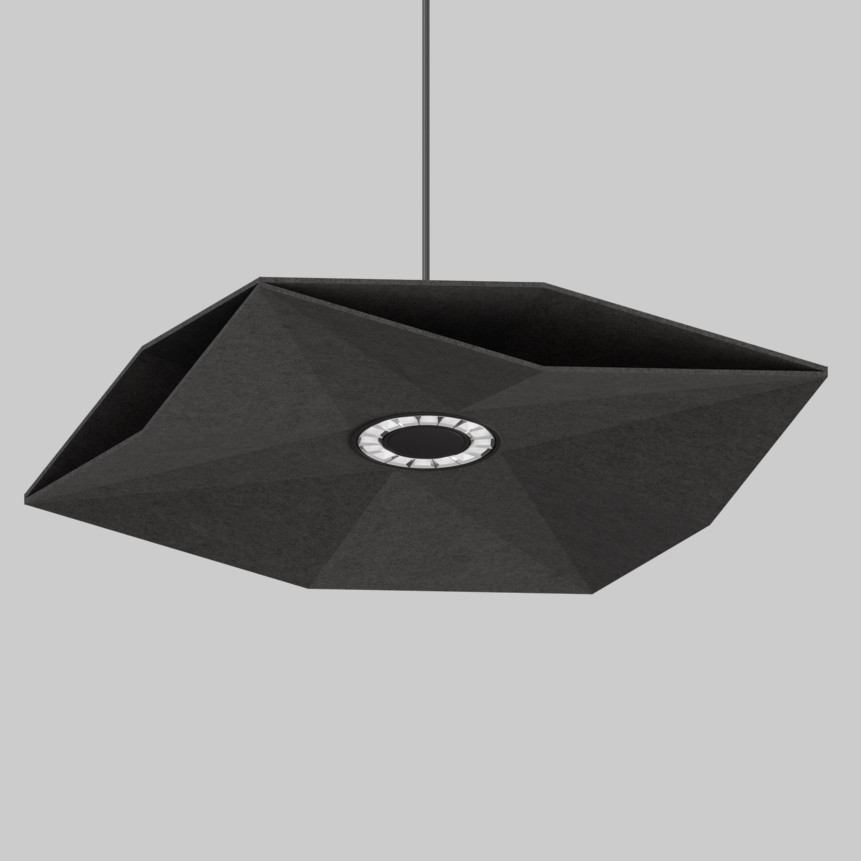 SOUNDCATCHER sharp square 1000 light acoustic suspended, SOUNDCATCHER sharp square 1000 sensor light acoustic suspended