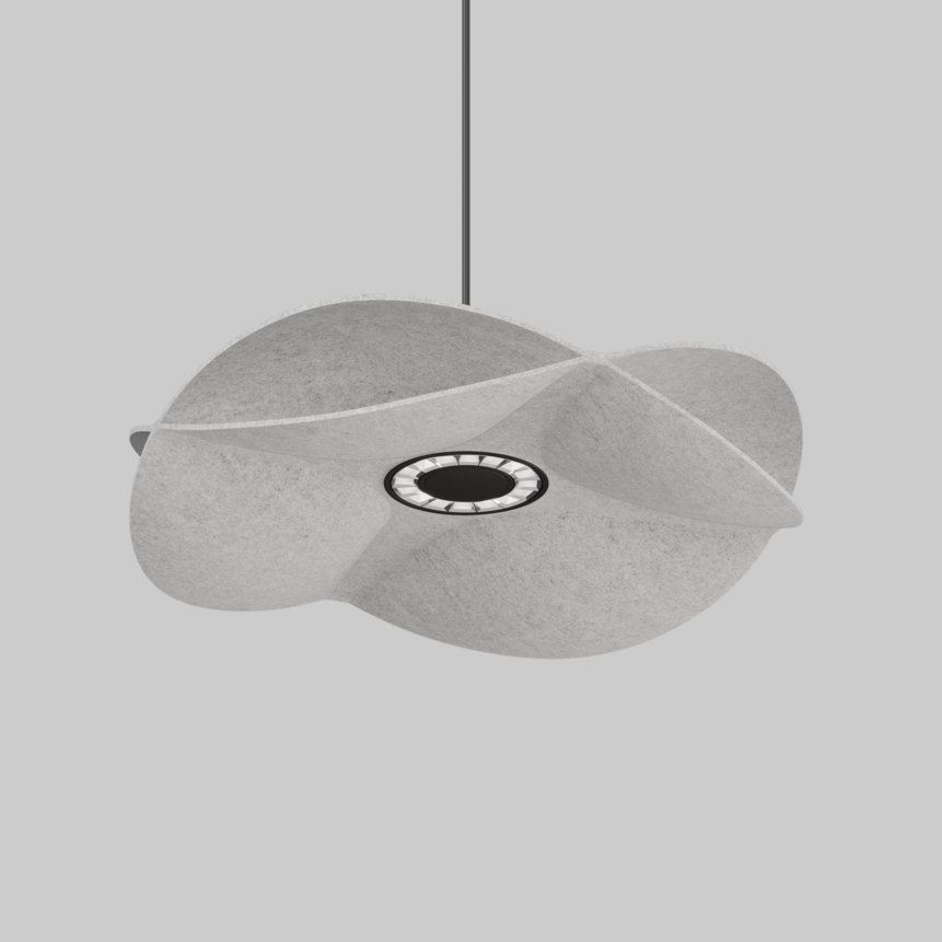 SOUNDCATCHER soft round 1000 light acoustic suspended