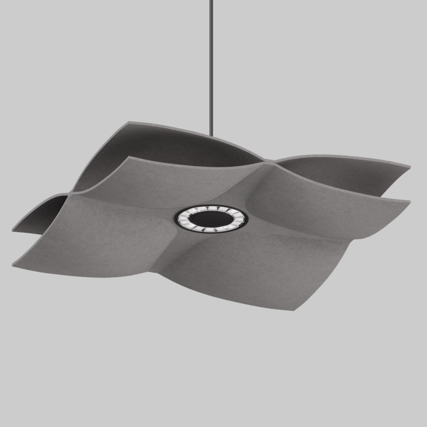 SOUNDCATCHER soft square 1000 light acoustic suspended