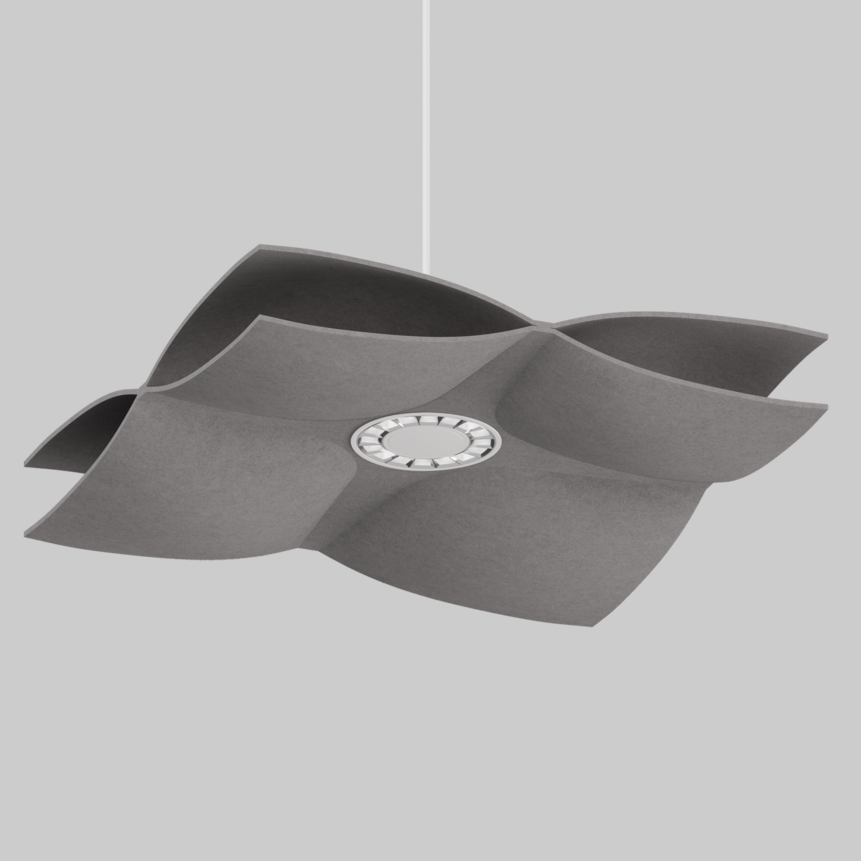 SOUNDCATCHER soft square 1000 light acoustic suspended