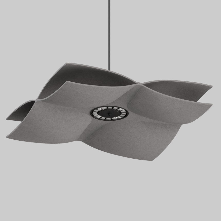 SOUNDCATCHER soft square 1000 sensor light acoustic suspended