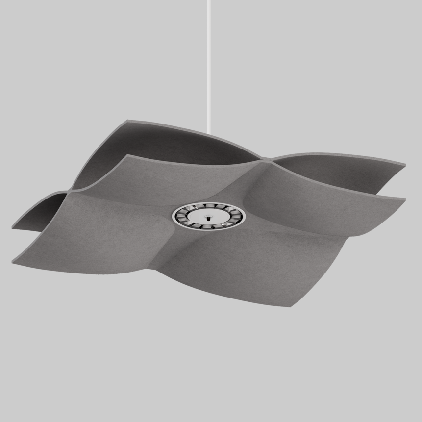 SOUNDCATCHER soft square 1000 sensor light acoustic suspended