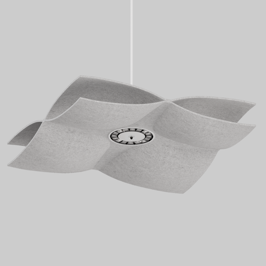 SOUNDCATCHER soft square 1000 sensor light acoustic suspended