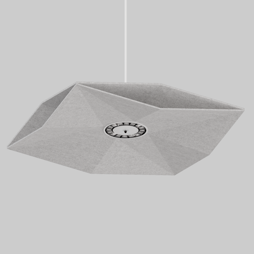 SOUNDCATCHER sharp square 1000 sensor light acoustic suspended