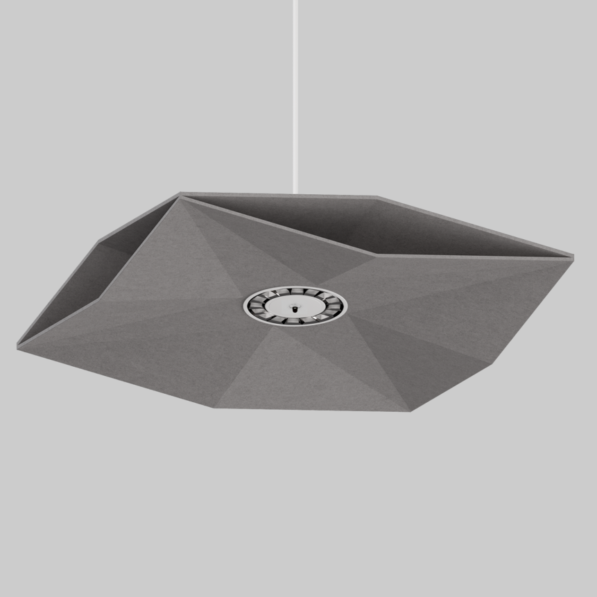 SOUNDCATCHER sharp square 1000 sensor light acoustic suspended