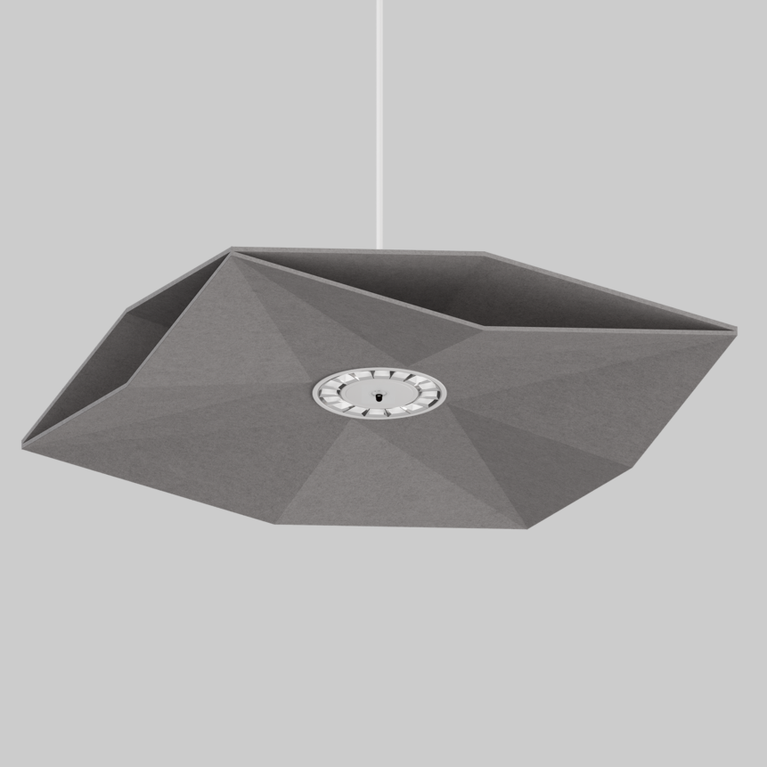 SOUNDCATCHER sharp square 1000 sensor light acoustic suspended