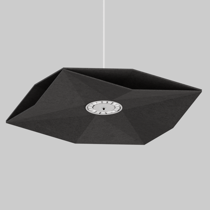 SOUNDCATCHER sharp square 1000 sensor light acoustic suspended
