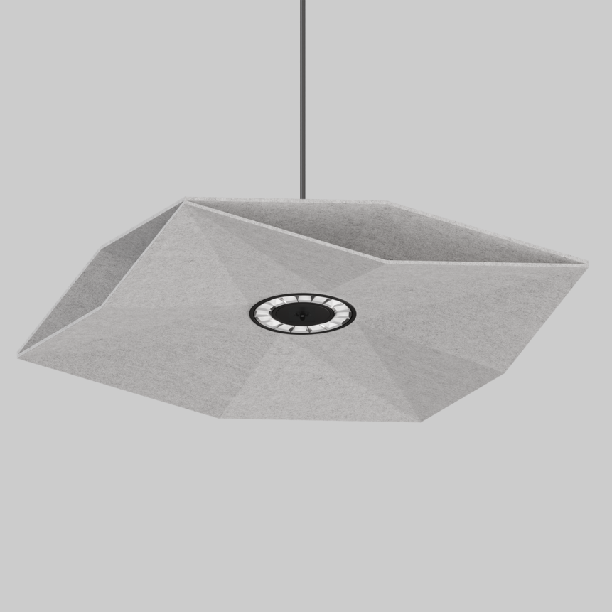 SOUNDCATCHER sharp square 1000 sensor light acoustic suspended