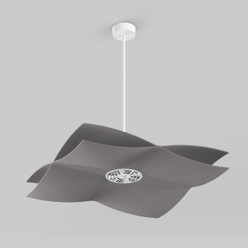 SOUNDCATCHER soft square 1000 acoustic sensor light suspended