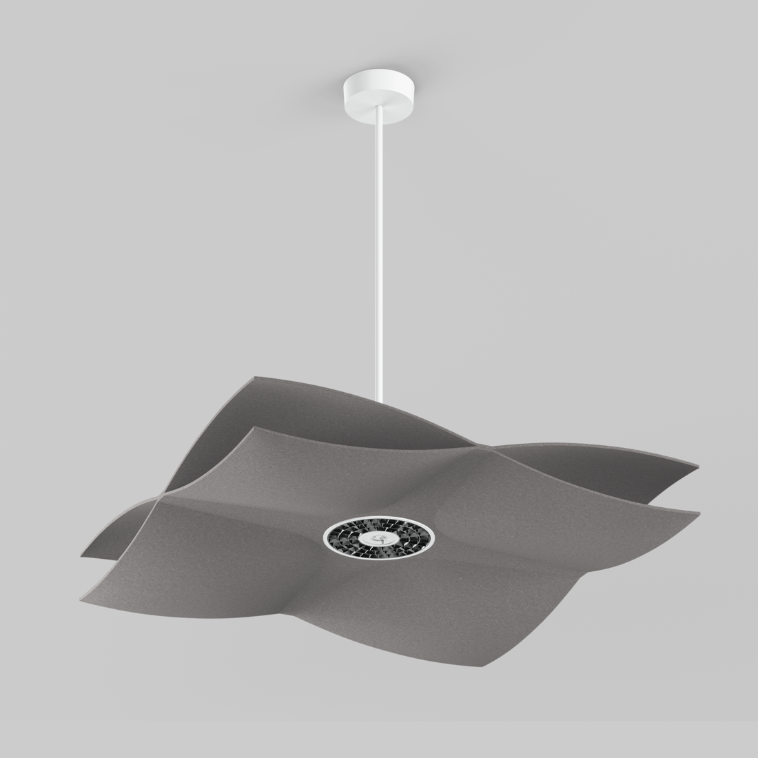 SOUNDCATCHER soft square 1000 acoustic sensor light suspended