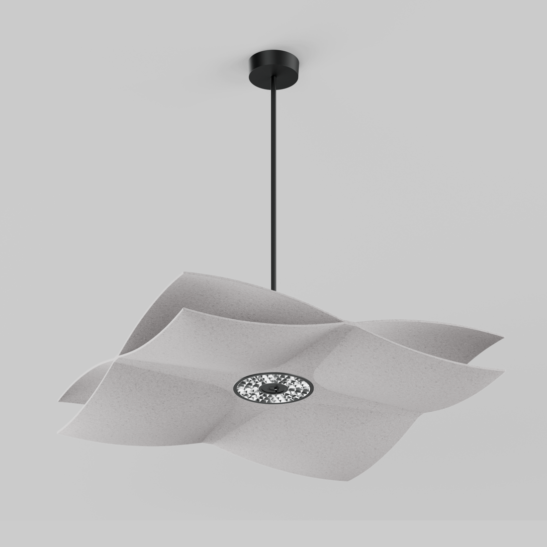 SOUNDCATCHER soft square 1000 acoustic sensor light suspended
