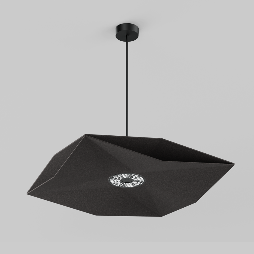 SOUNDCATCHER sharp square 1000 acoustic sensor light suspended, SOUNDCATCHER sharp square 1000 acoustic light suspended