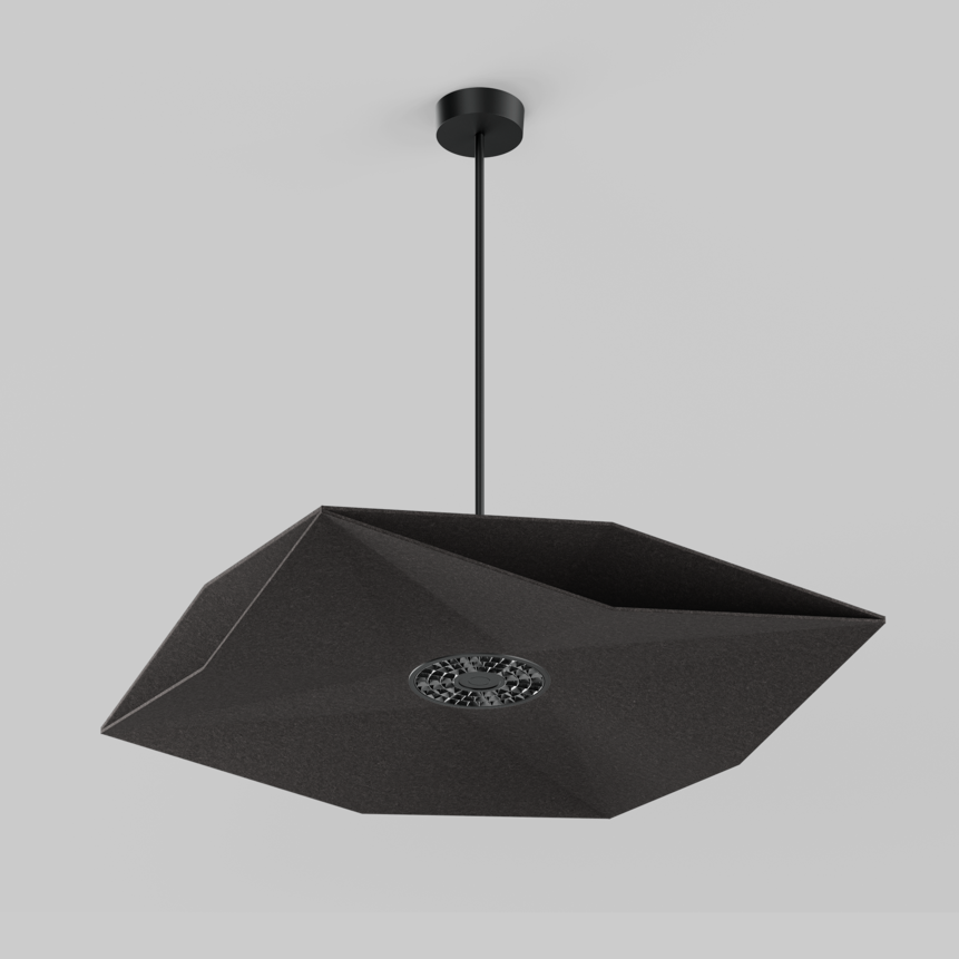 SOUNDCATCHER sharp square 1000 acoustic sensor light suspended, SOUNDCATCHER sharp square 1000 acoustic light suspended