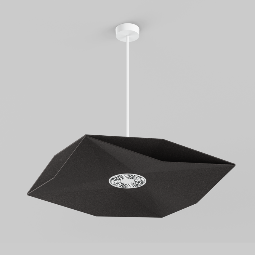 SOUNDCATCHER sharp square 1000 acoustic sensor light suspended, SOUNDCATCHER sharp square 1000 acoustic light suspended