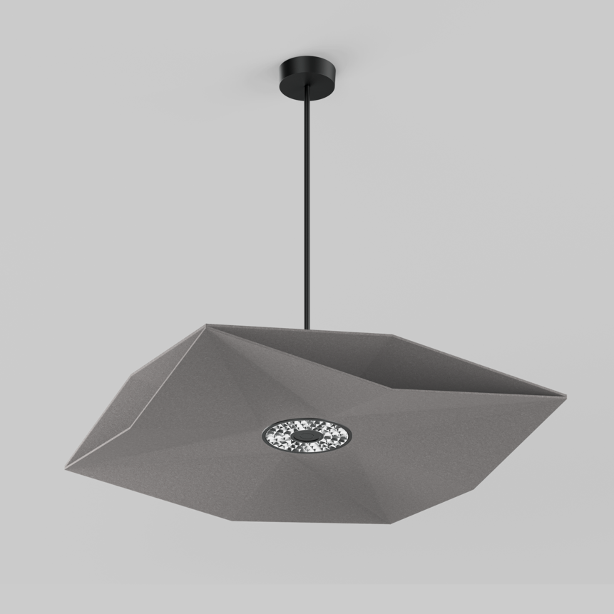 SOUNDCATCHER sharp square 1000 acoustic sensor light suspended, SOUNDCATCHER sharp square 1000 acoustic light suspended