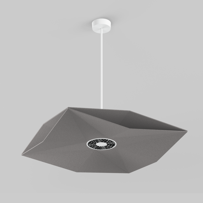 SOUNDCATCHER sharp square 1000 acoustic sensor light suspended, SOUNDCATCHER sharp square 1000 acoustic light suspended