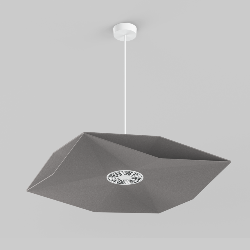 SOUNDCATCHER sharp square 1000 acoustic sensor light suspended, SOUNDCATCHER sharp square 1000 acoustic light suspended