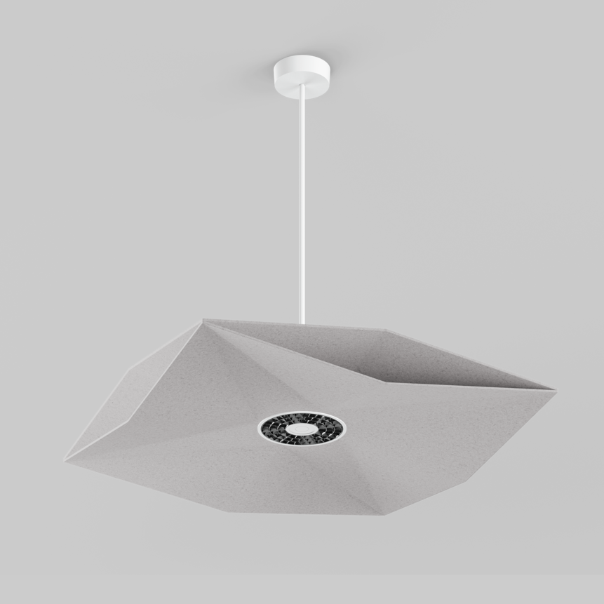 SOUNDCATCHER sharp square 1000 acoustic sensor light suspended, SOUNDCATCHER sharp square 1000 acoustic light suspended