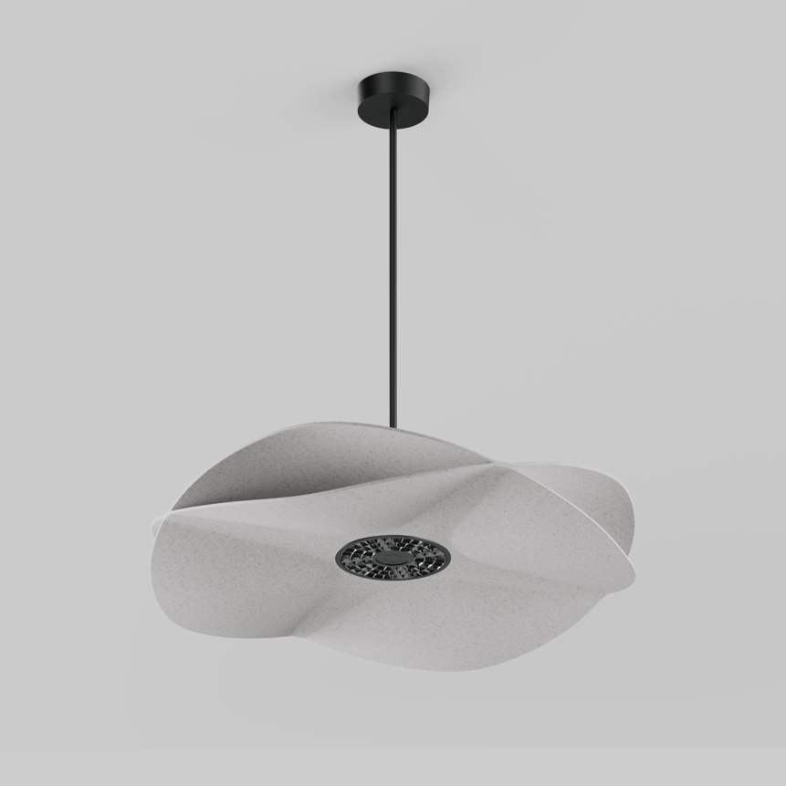 SOUNDCATCHER soft round 1000 acoustic sensor light suspended, SOUNDCATCHER soft round 1000 acoustic light suspended