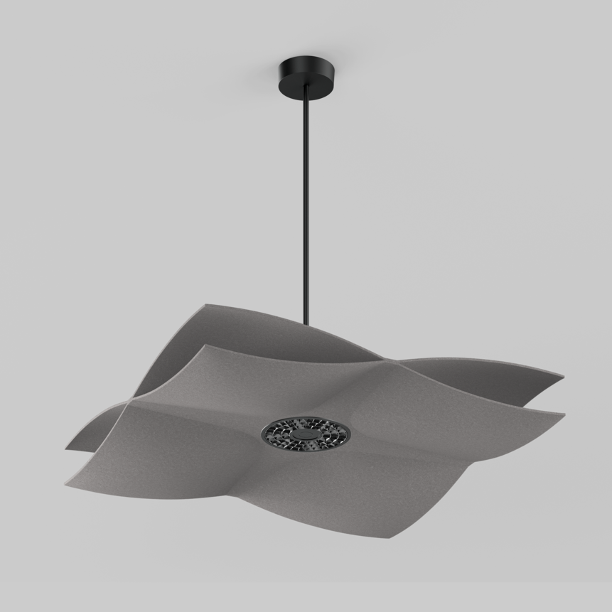 SOUNDCATCHER soft square 1000 acoustic light suspended, SOUNDCATCHER soft square 1000 acoustic sensor light suspended