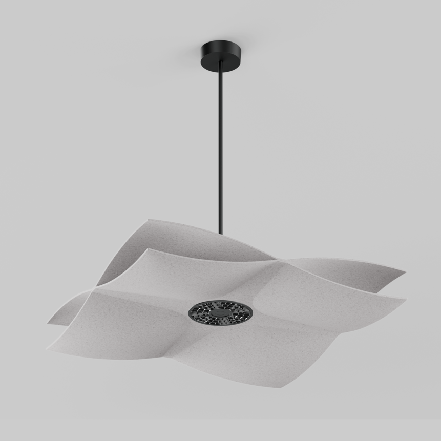 SOUNDCATCHER soft square 1000 acoustic light suspended, SOUNDCATCHER soft square 1000 acoustic sensor light suspended