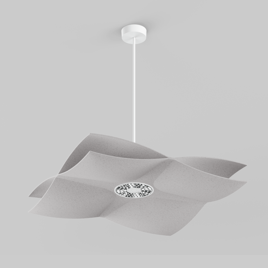 SOUNDCATCHER soft square 1000 acoustic light suspended, SOUNDCATCHER soft square 1000 acoustic sensor light suspended