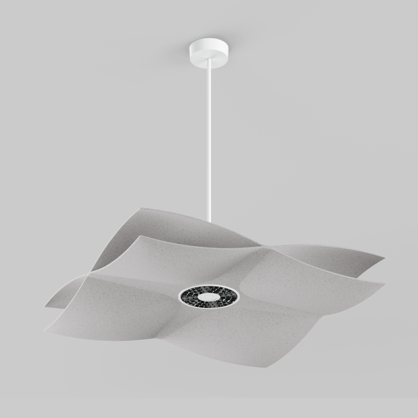 SOUNDCATCHER soft square 1000 acoustic light suspended, SOUNDCATCHER soft square 1000 acoustic sensor light suspended