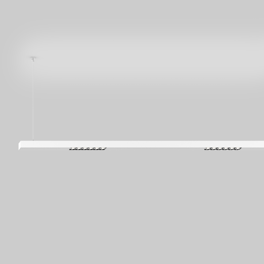 BETO linear blackboard direct / indirect suspended system
