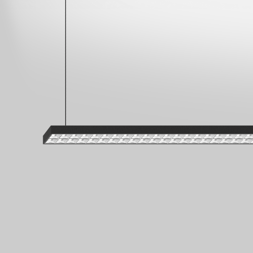 ENVIVA louver direct / indirect suspended