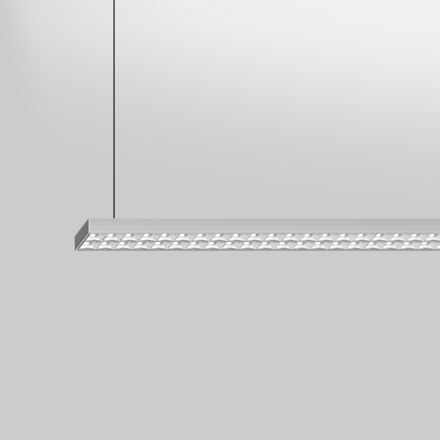 ENVIVA louver direct / indirect suspended