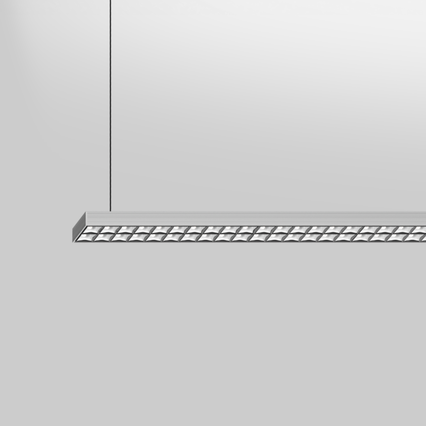 ENVIVA louver direct / indirect suspended
