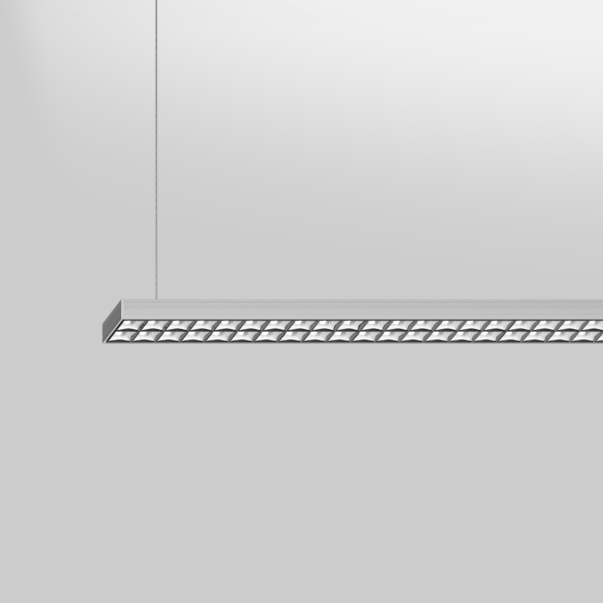 ENVIVA louver direct / indirect suspended