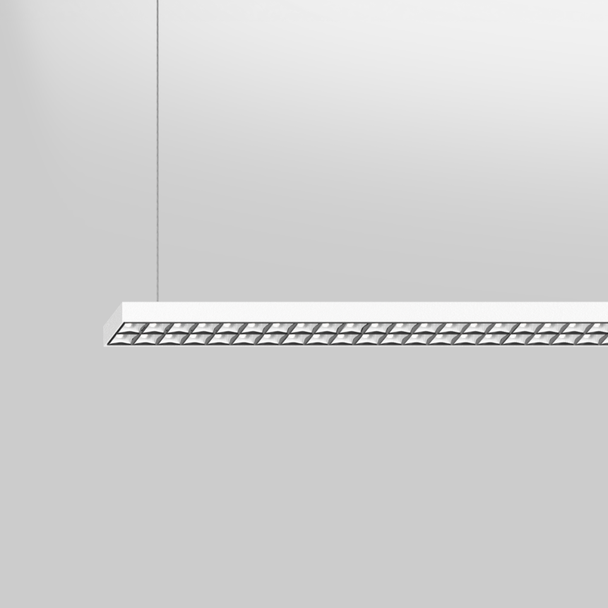 ENVIVA louver direct / indirect suspended