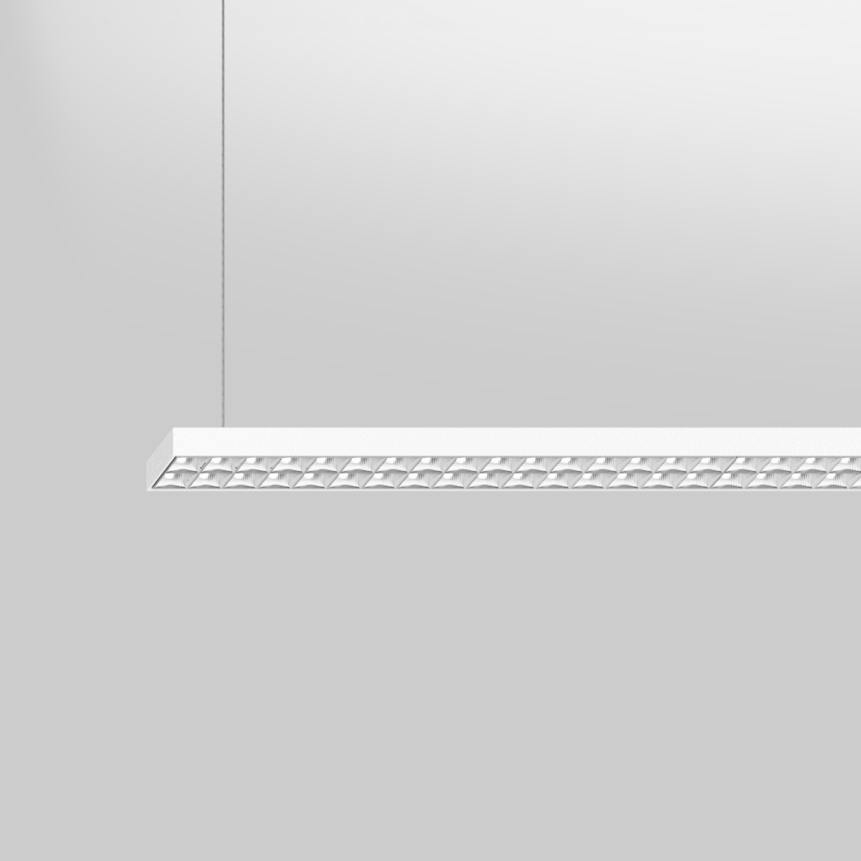 ENVIVA louver direct / indirect suspended