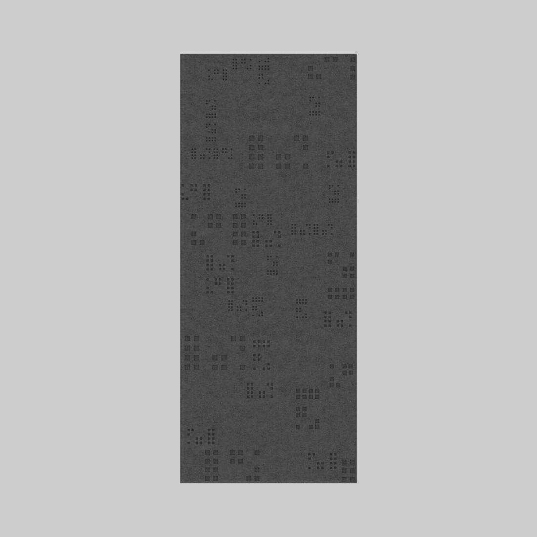 FELT 25 acoustic rounded corners inlay, FRACTAL CODE acoustic rounded corners inlay code 1, FRACTAL CODE acoustic sharp corners inlay code 1, FELT 25 acoustic sharp corners inlay