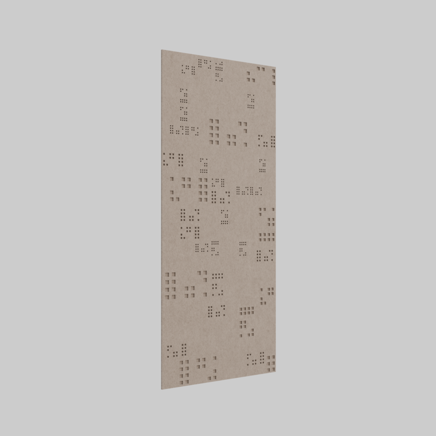 FRACTAL CODE acoustic wall panel