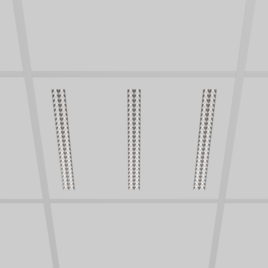INTO 600 3 spotlines recessed, INTO 625 3 spotlines recessed