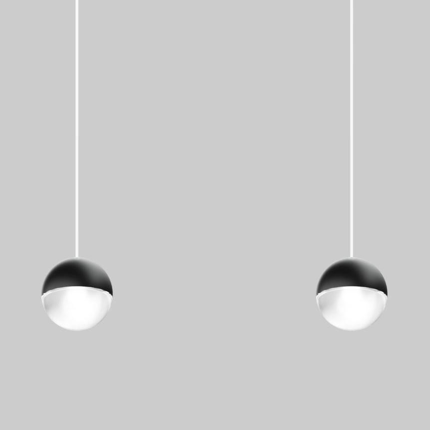 NOBA 60 suspended 2 lamps MOVE IT PRO