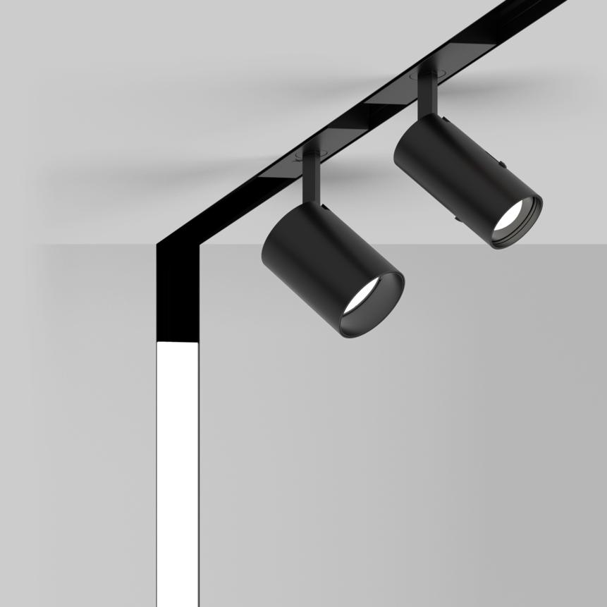 MOVE IT 25 S trimless track ceiling wall
