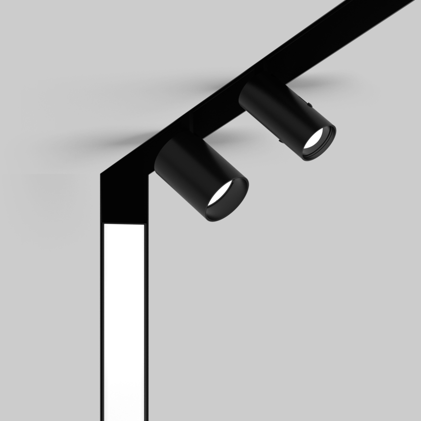 MOVE IT 45 trimless track ceiling wall